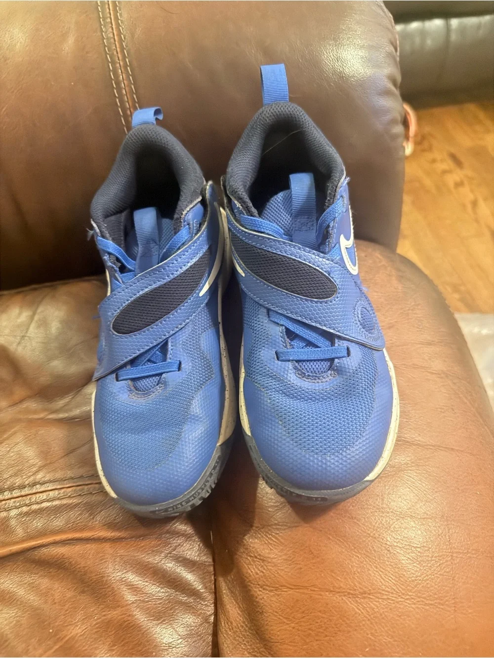 Nike Royal Blue and White Kids Pre-owned shoes